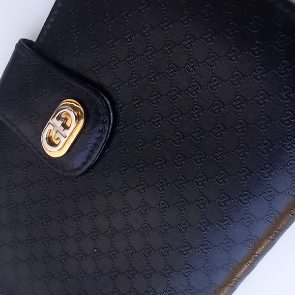 AUTHENTIC c'80s GUCCI Bi-fold Wallet - Picture 9 of 16